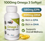 Omega-3 Fish Oil 1000 mg Triple Strength Soft Gel Capsules - Image 5