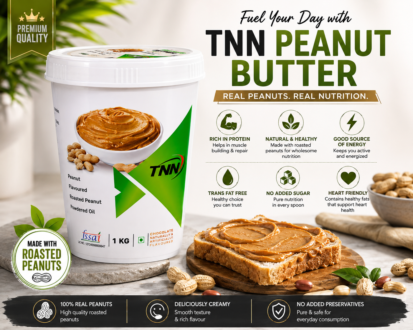 5 High Protein Peanut Butter - Image 1