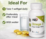 Omega-3 Fish Oil 1000 mg Triple Strength Soft Gel Capsules - Image 6