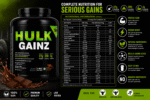 Hulk Gainz Muscle Mass Gainer 3 KG Powder - Image 4