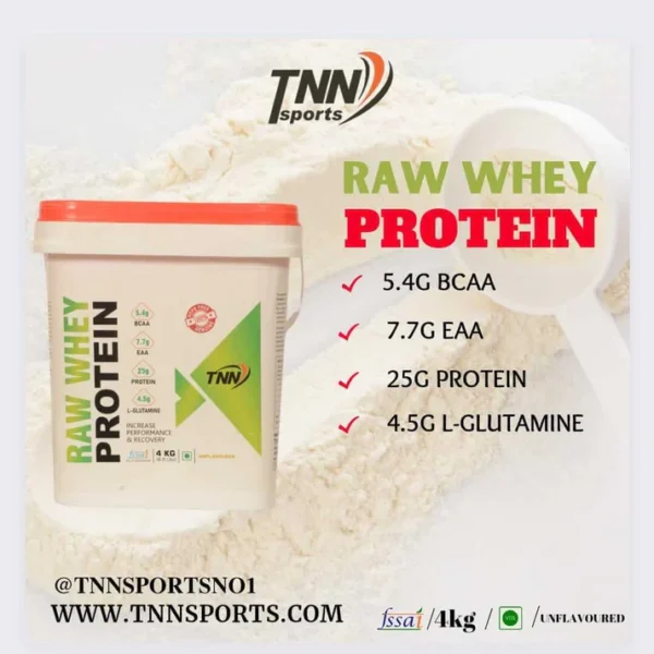 Raw Whey Protein Powder 4KG