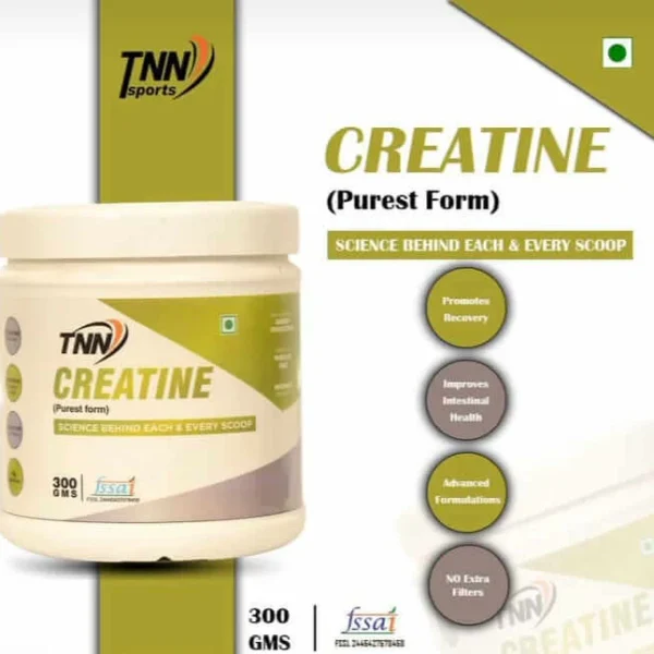 Creatine 300GM Powder for Pre-Workout, Workout & High Muscle Growth