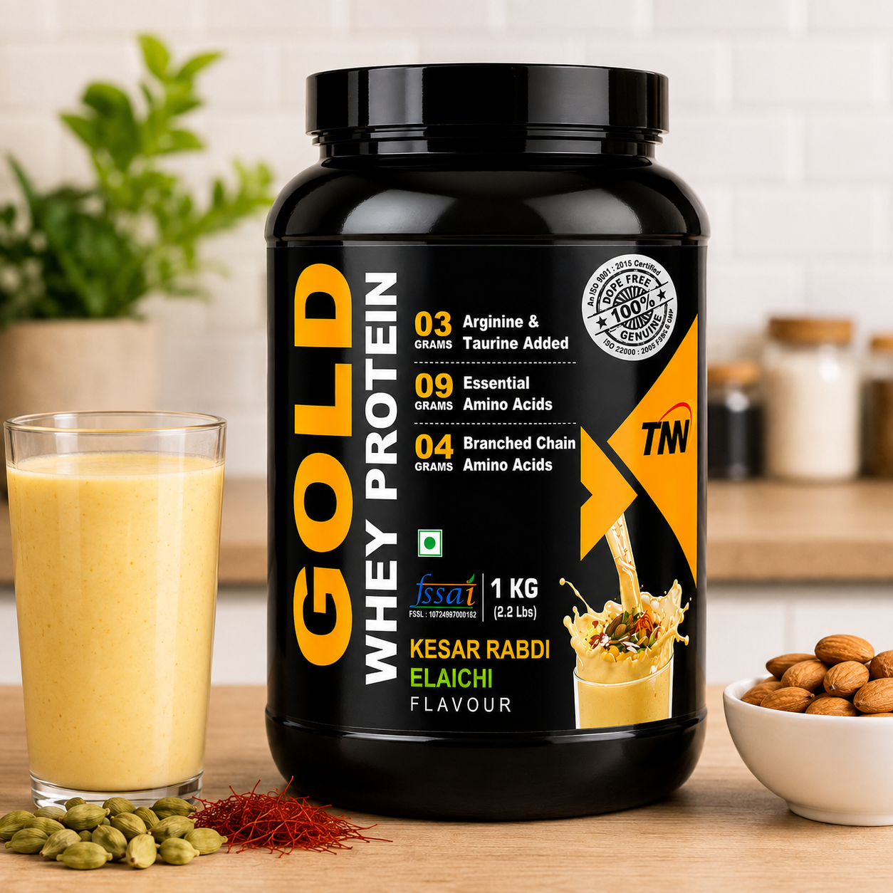 gold 1kg 1 - Copy Gold Whey Protein Powder 1KG With Multi Flover - Image 1