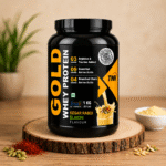 Gold Whey Protein Powder 1KG With Multi Flover - Image 2