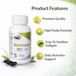 Multivitamin | True Vitamin For Men And Women With Antioxidant & Herbs Blend Vitamin C, D3, Zinc,Vitamin, Extract For Energy, Stamina & Immunity 60 Multivitamin Soft Gel Capsules - Image 6
